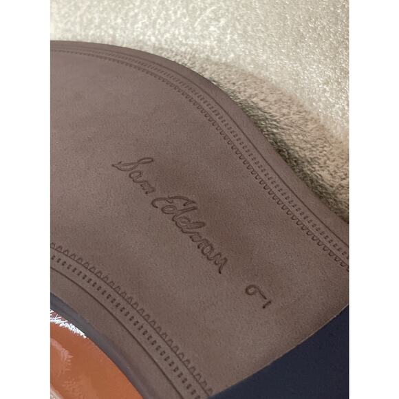 SAM EDELMAN Christy Tailored Loafers Size 9 Burnt Caramel - Picture 7 of 7